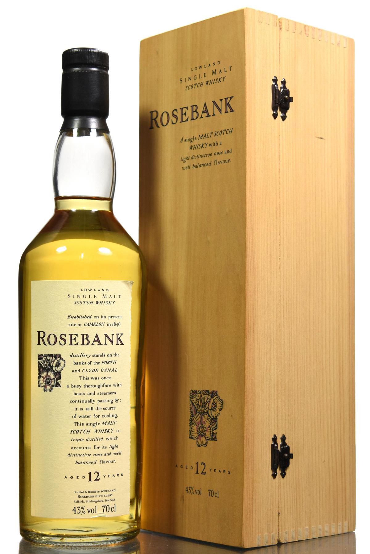 Rosebank 12 Year Old - Flora & Fauna - Wooden Box Series