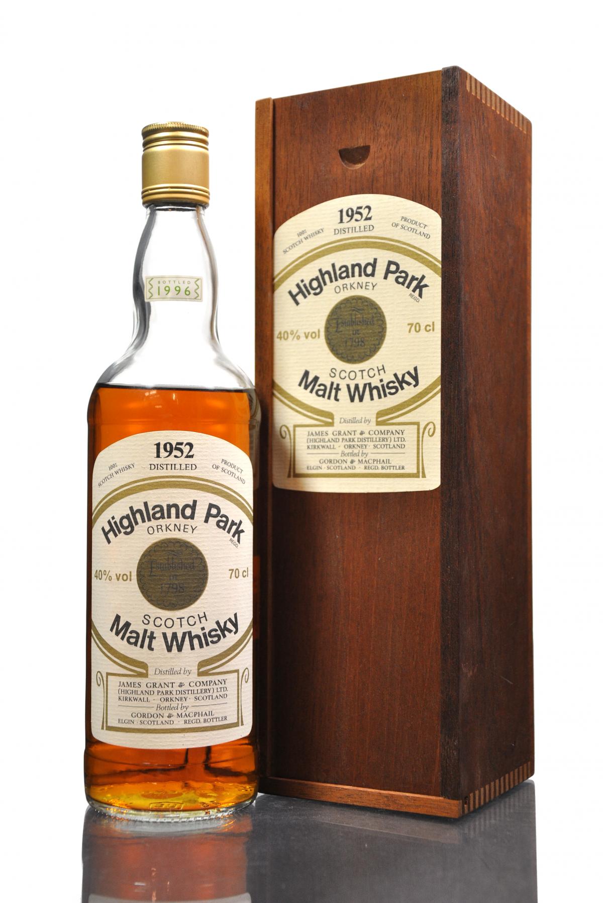 Highland Park 1952-1996 - Gordon & MacPhail