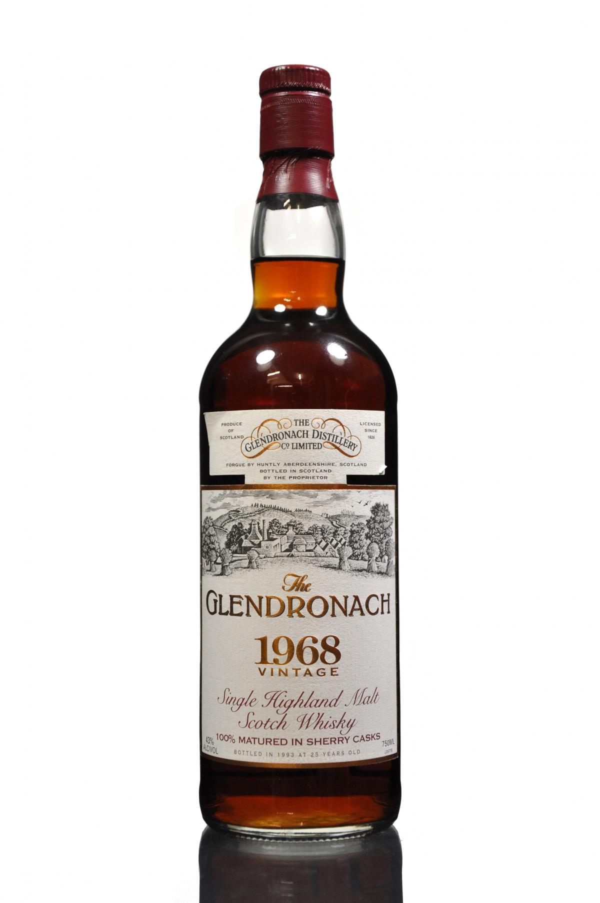 Glendronach 1968-1993 - 25 Year Old