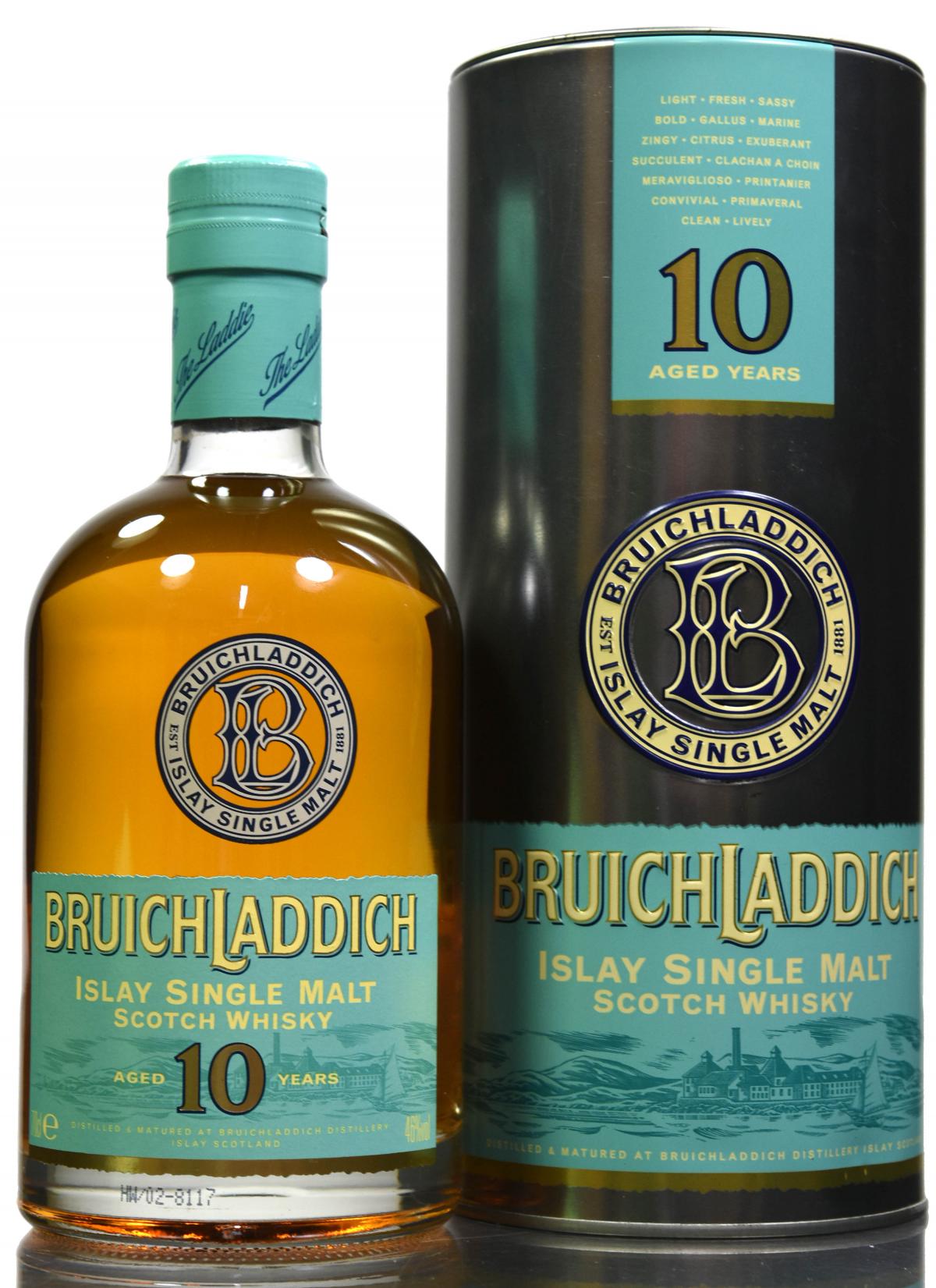 Bruichladdich 10 Year Old