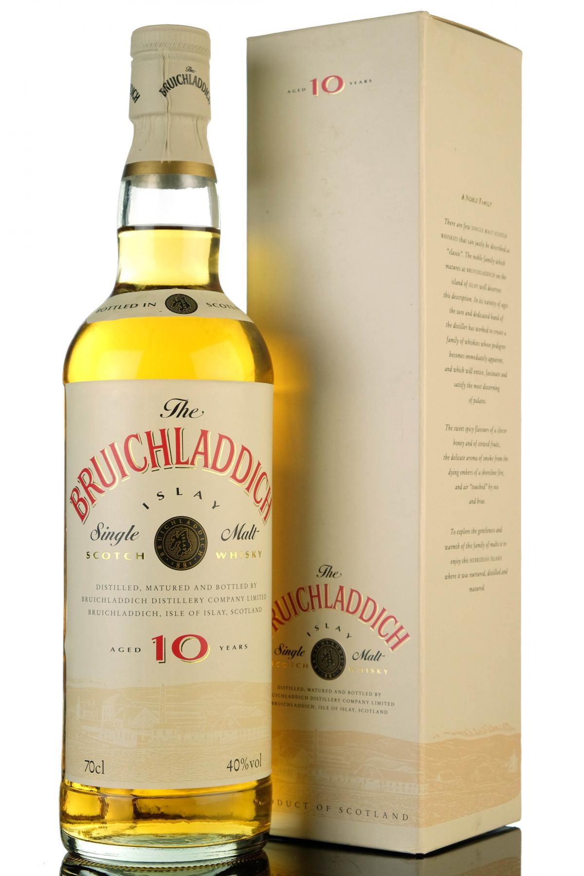 Bruichladdich 10 Year Old - 1990s