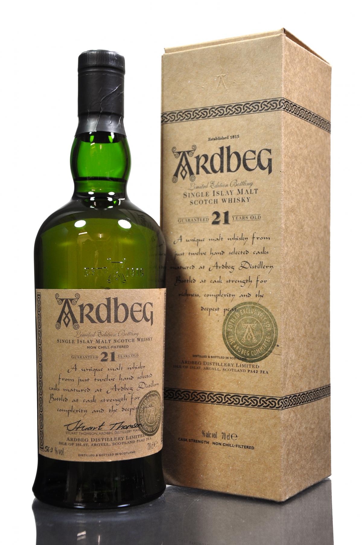 Ardbeg 21 Year Old - Committee Release