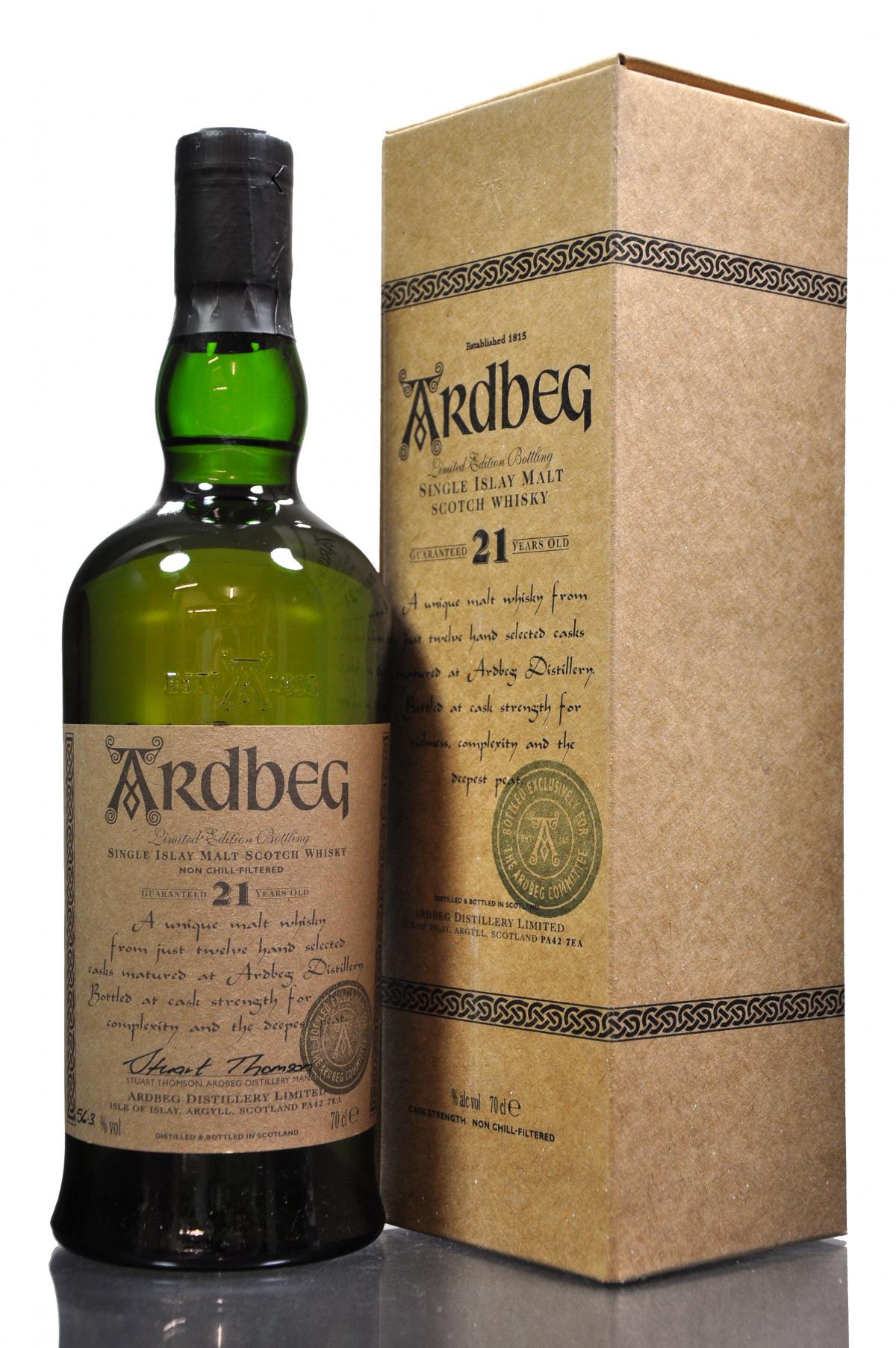 Ardbeg 21 Year Old - Committee Release