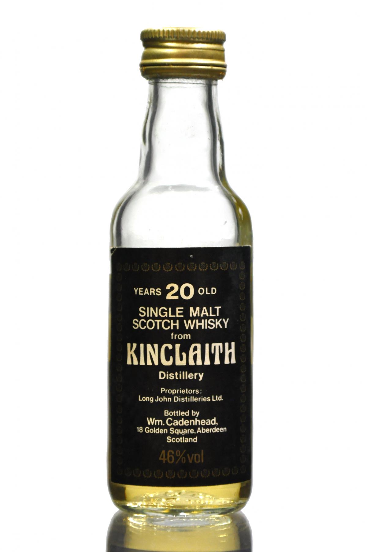 Kinclaith 20 Year Old - Cadenhead Miniature