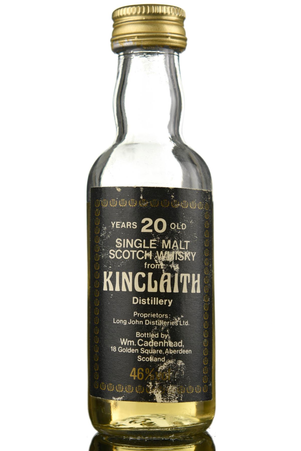 Kinclaith 20 Year Old - Cadenhead Miniature