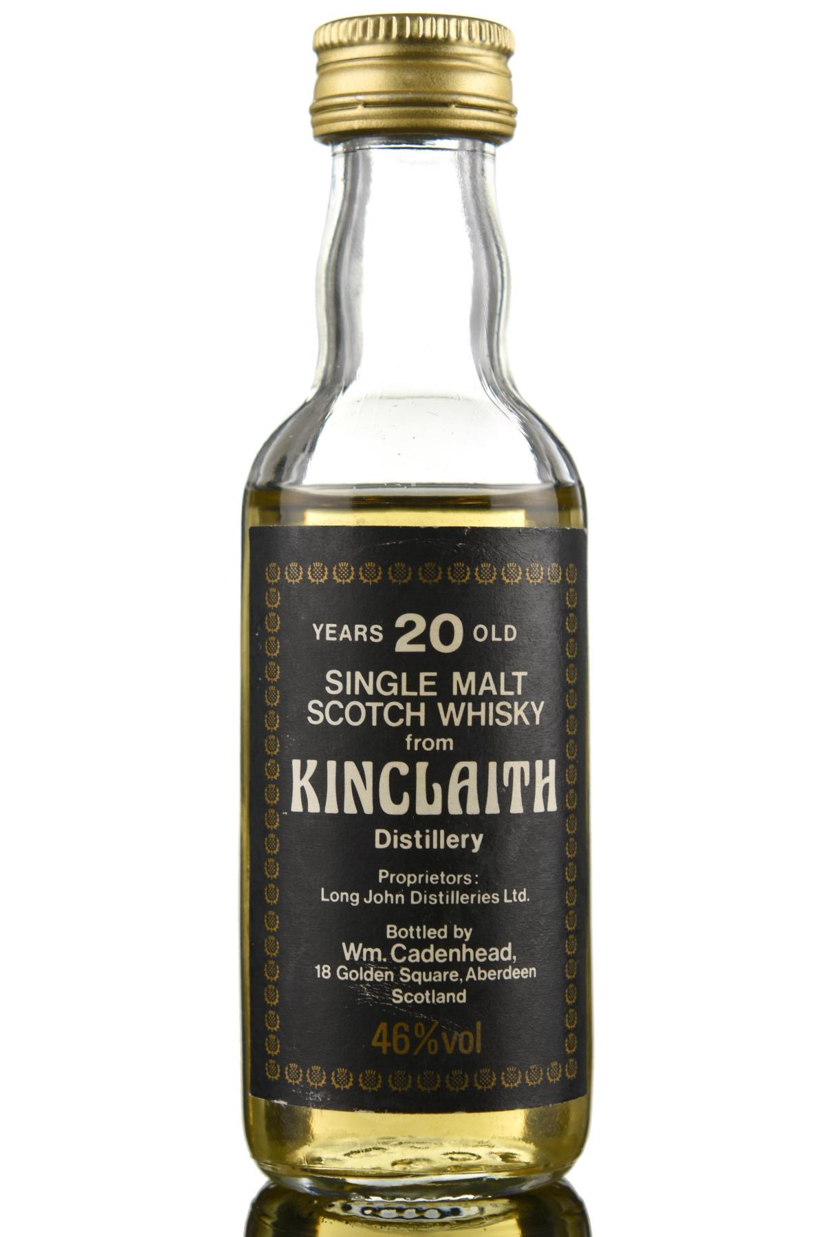 Kinclaith 20 Year Old - Cadenhead Miniature