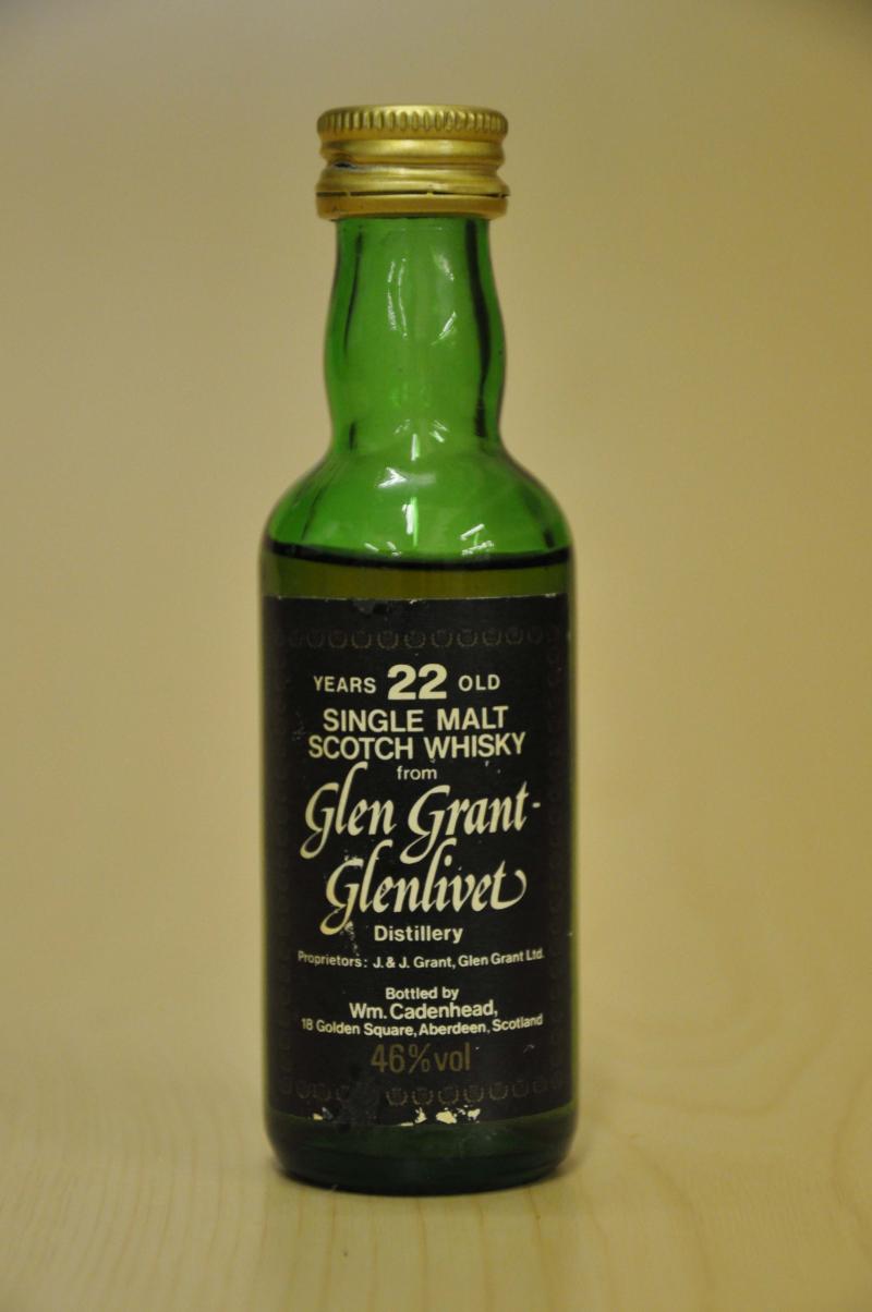 Glen Grant-Glenlivet 22 Year Old - Cadenhead Miniature