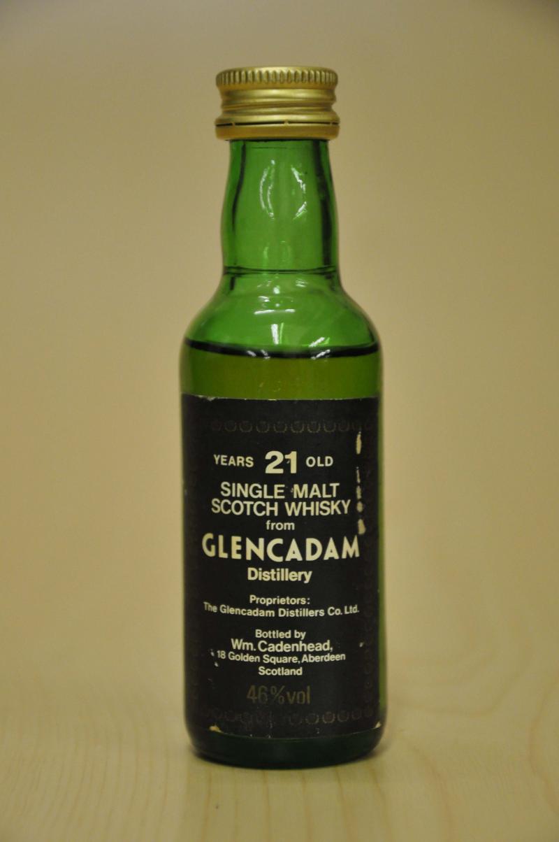 Glencadam 21 Year Old - Cadenhead Miniature