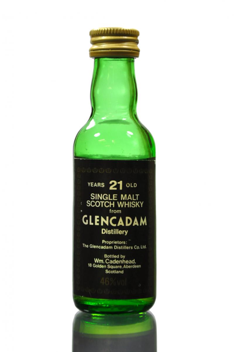 Glencadam 21 Year Old - Cadenhead Miniature