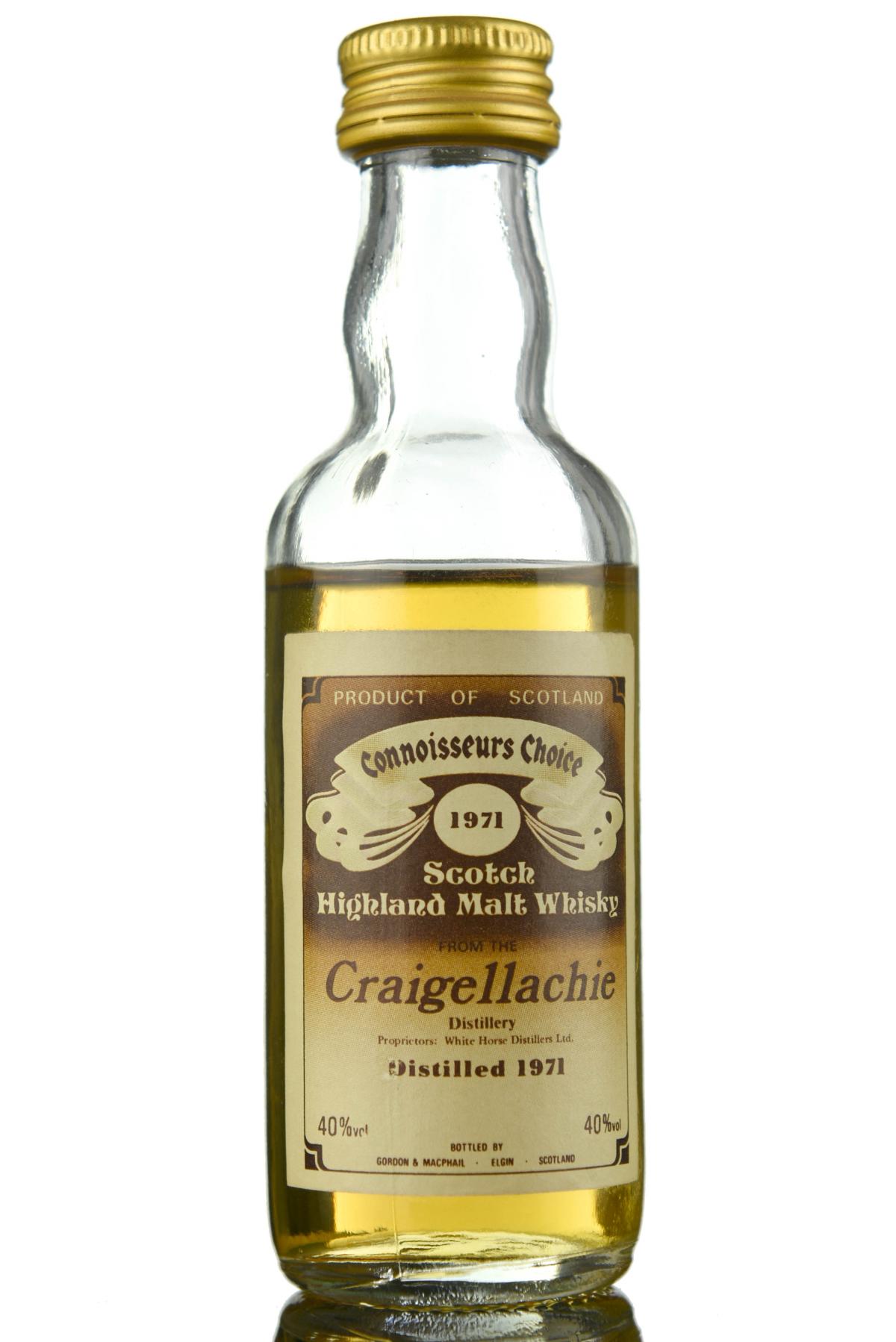 Craigellachie 1971 - Connoisseurs Choice Miniature