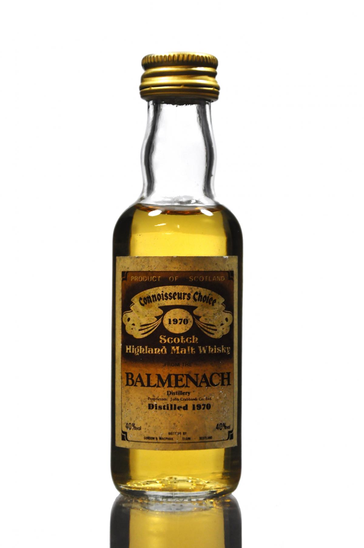 Balmenach 1970 - Connoisseurs Choice Miniature