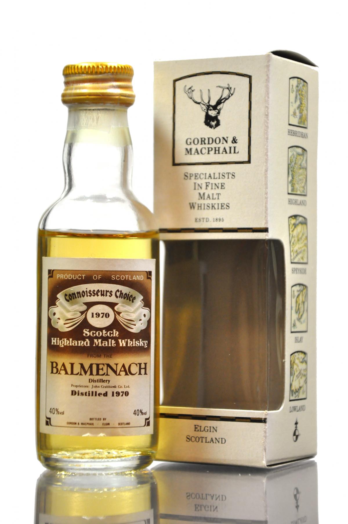 Balmenach 1970 - Connoisseurs Choice Miniature