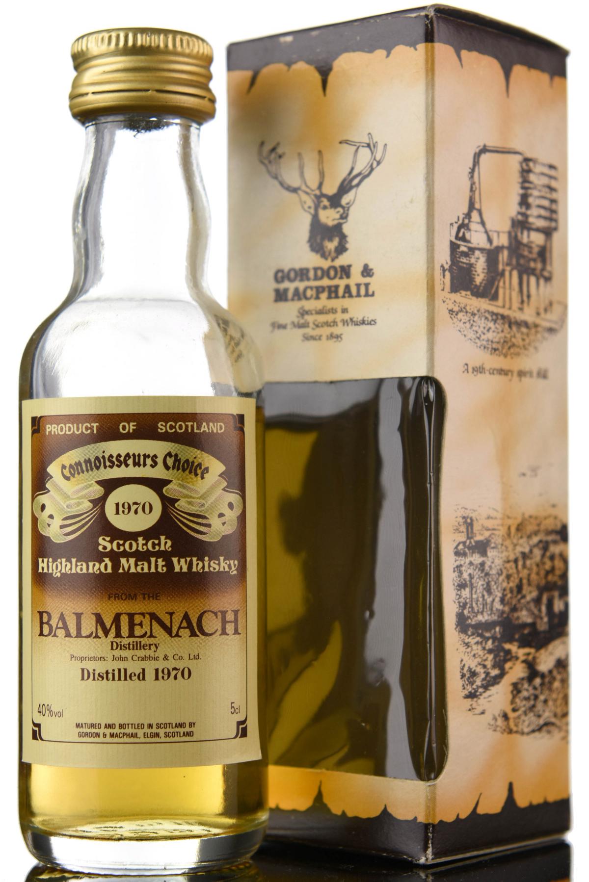 Balmenach 1970 - Connoisseurs Choice Miniature