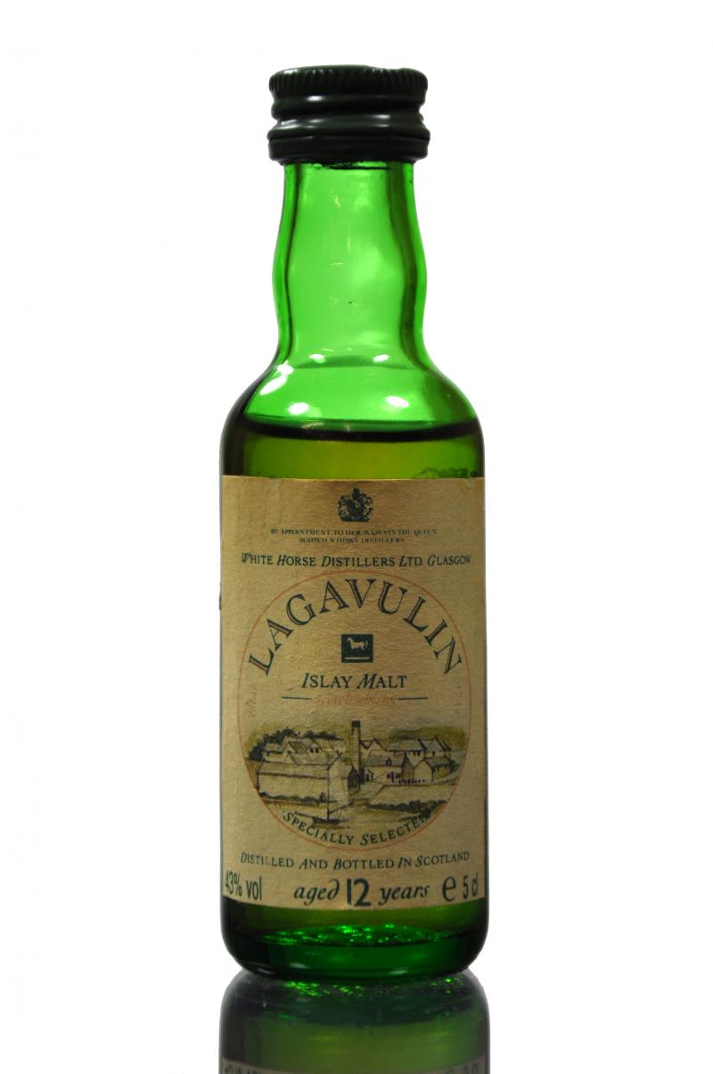 Lagavulin 12 Year Old Miniature