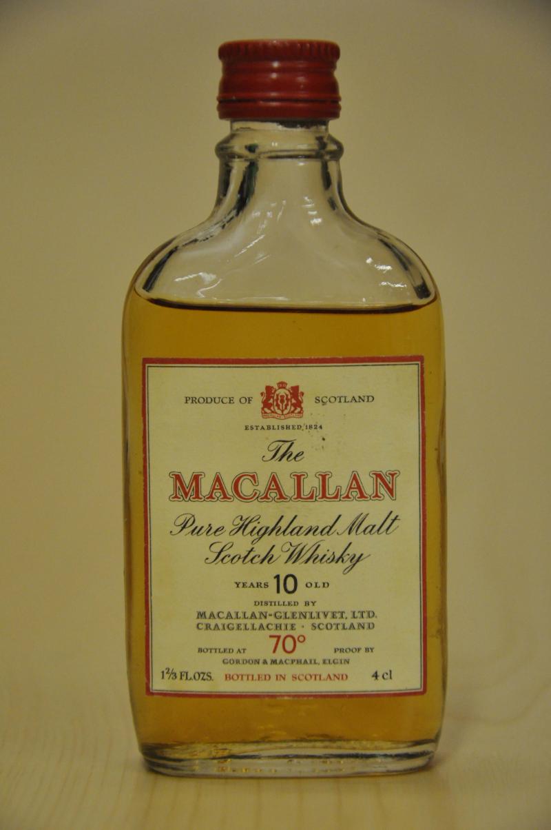 Macallan 10 Year Old - 70 Proof Miniature