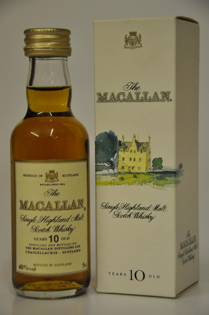 Macallan 10 Year Old Miniature