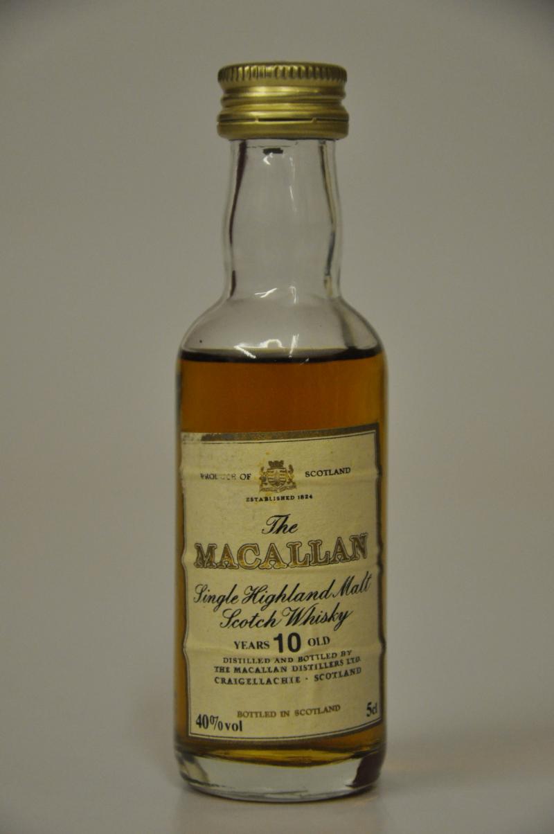 Macallan 10 Year Old Miniature