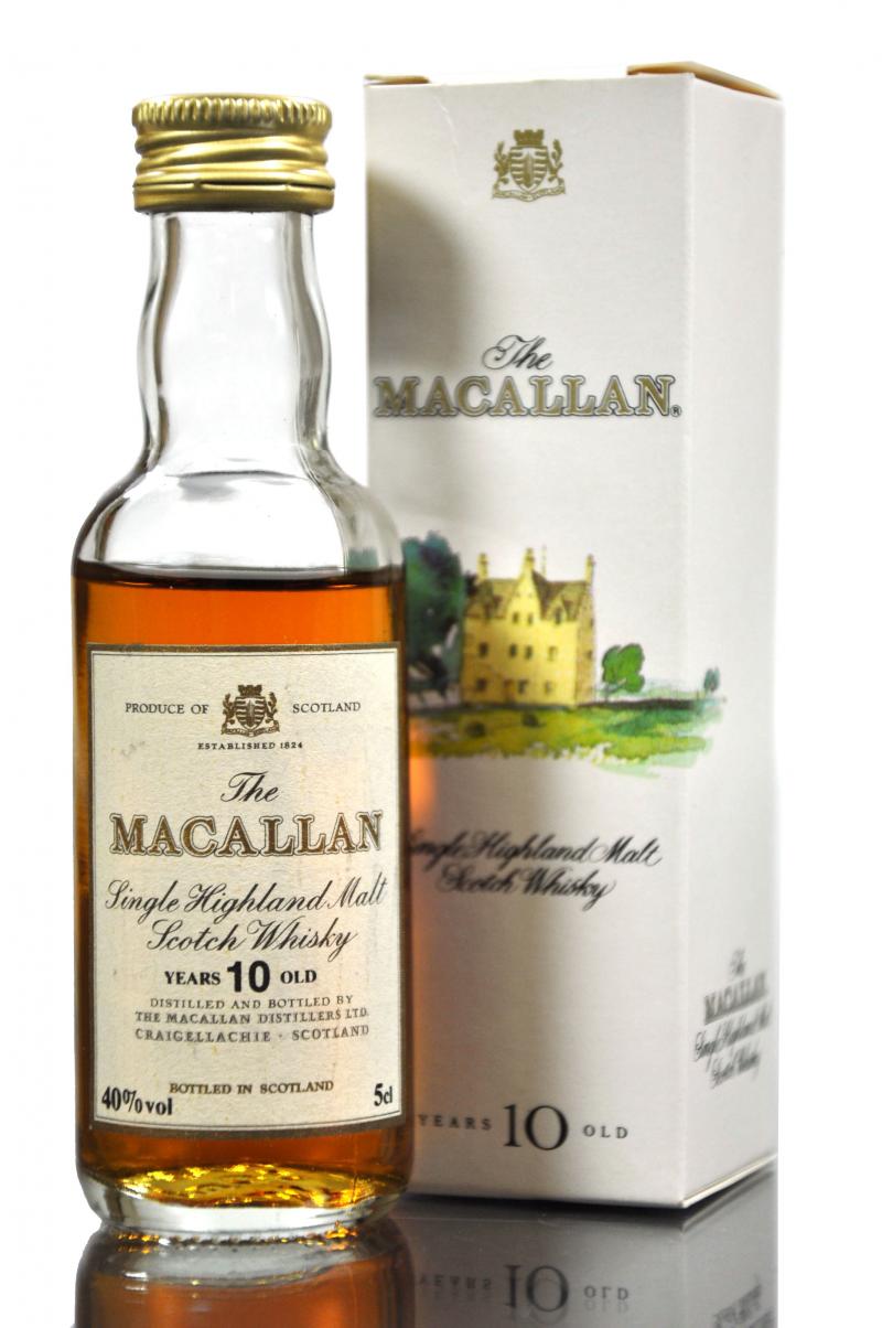 Macallan 10 Year Old Miniature