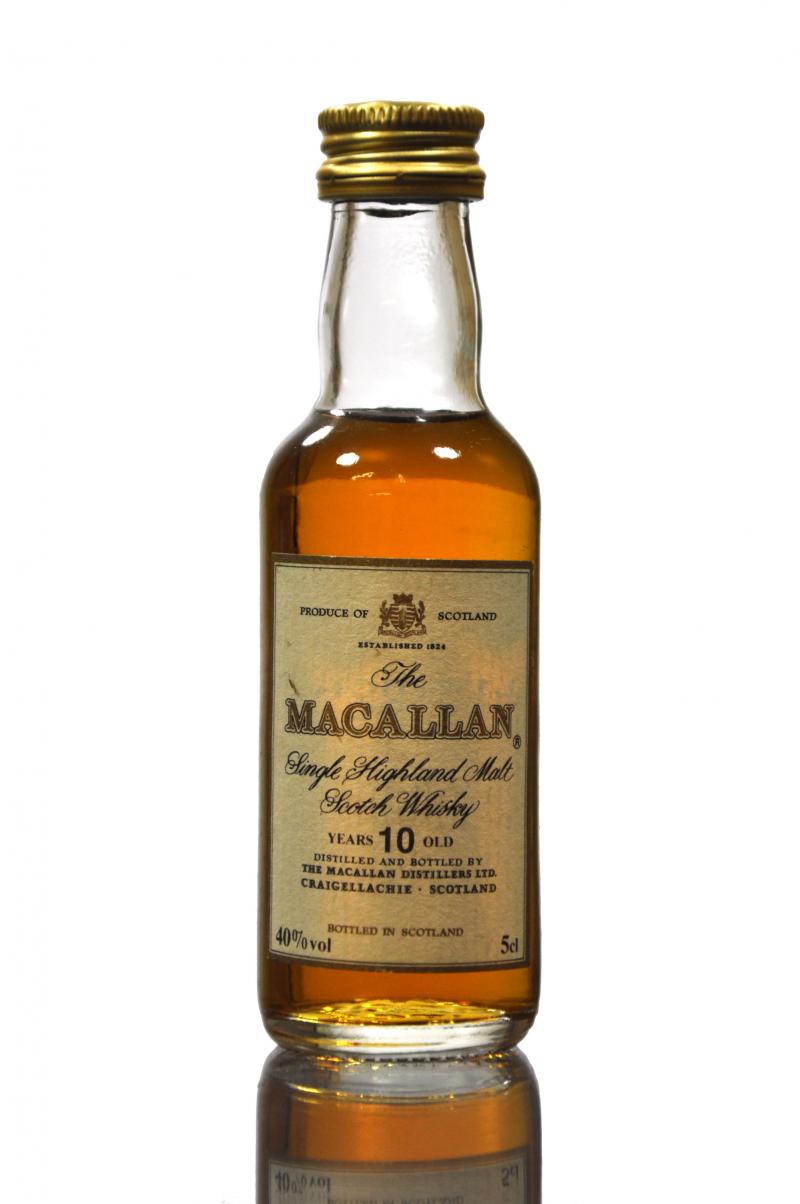 Macallan 10 Year Old Miniature