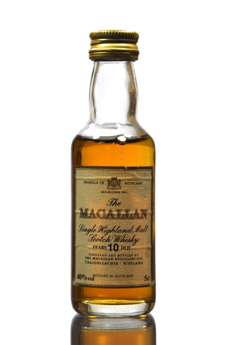 Macallan 10 Year Old Miniature