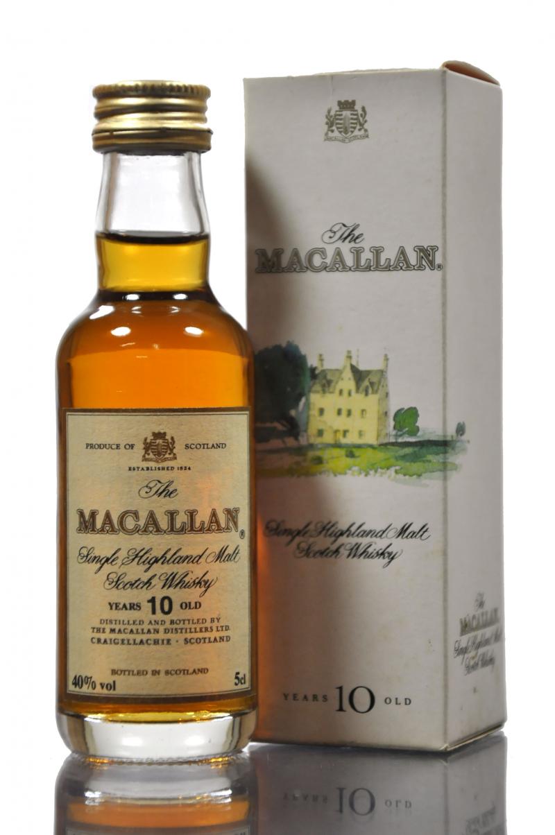 Macallan 10 Year Old Miniature