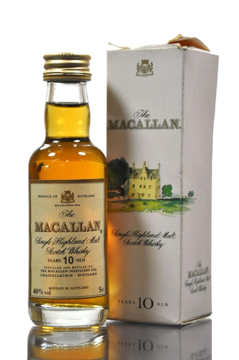 Macallan 10 Year Old Miniature