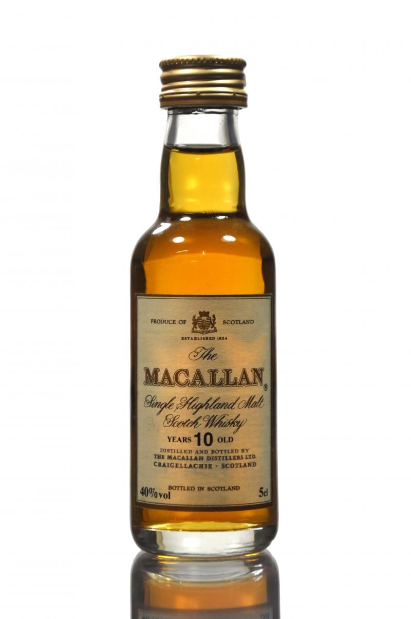 Macallan 10 Year Old Miniature