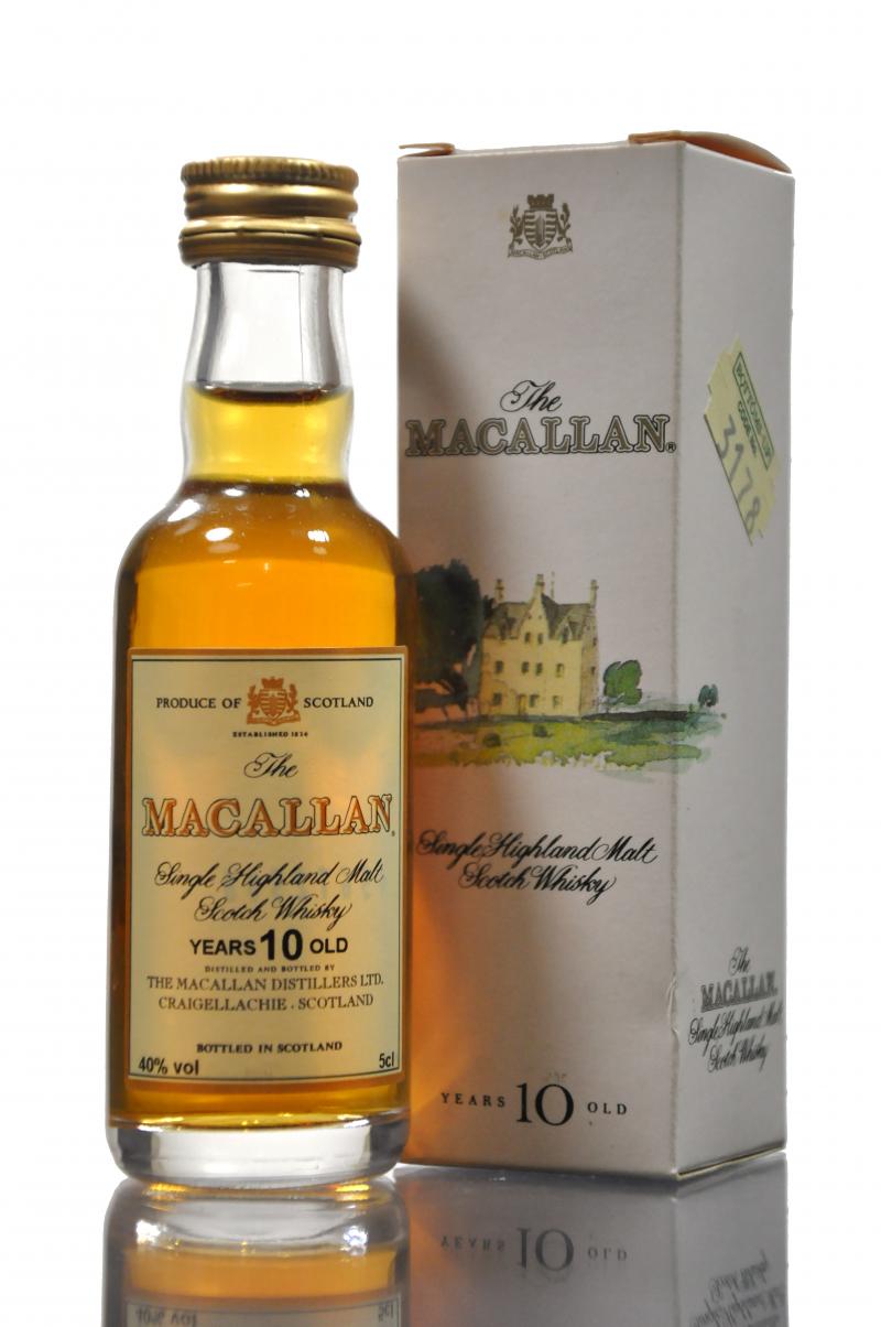 Macallan 10 Year Old Miniature