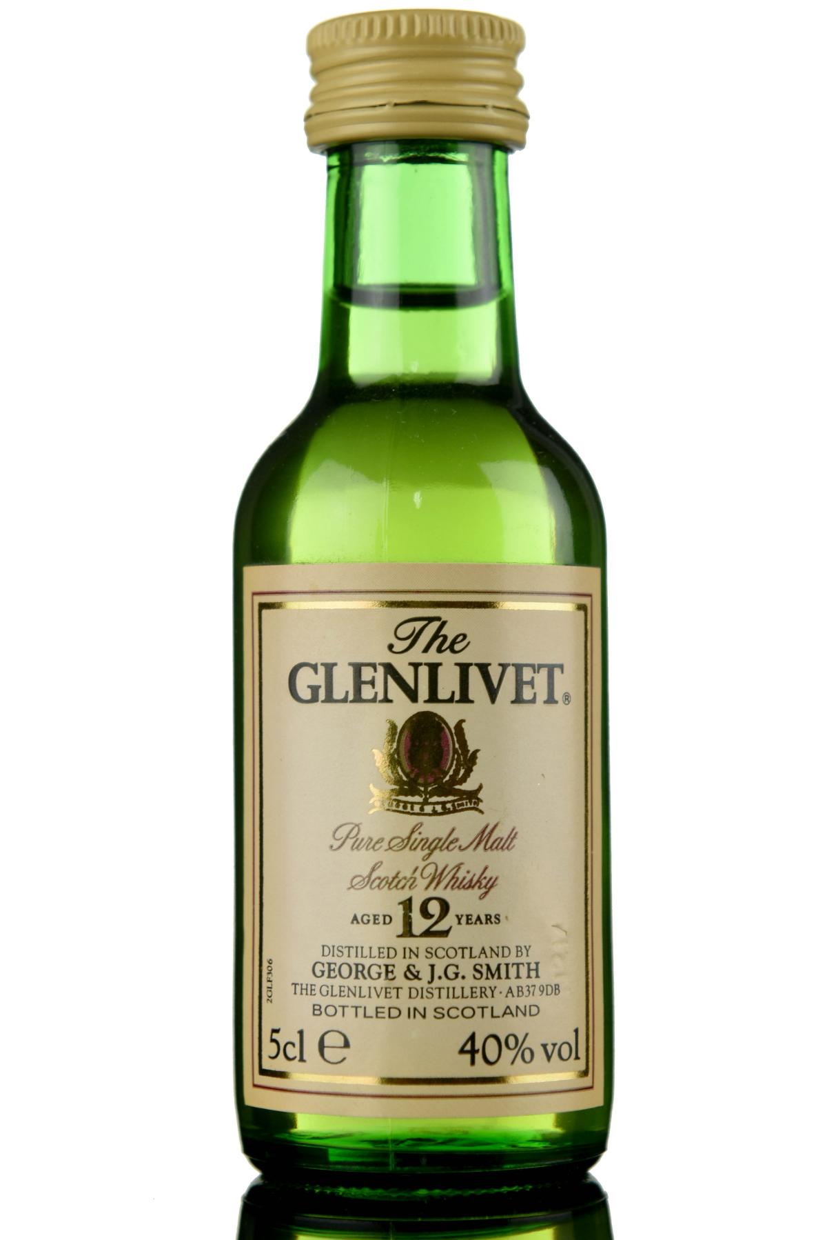 Glenlivet 12 Year Old Miniature