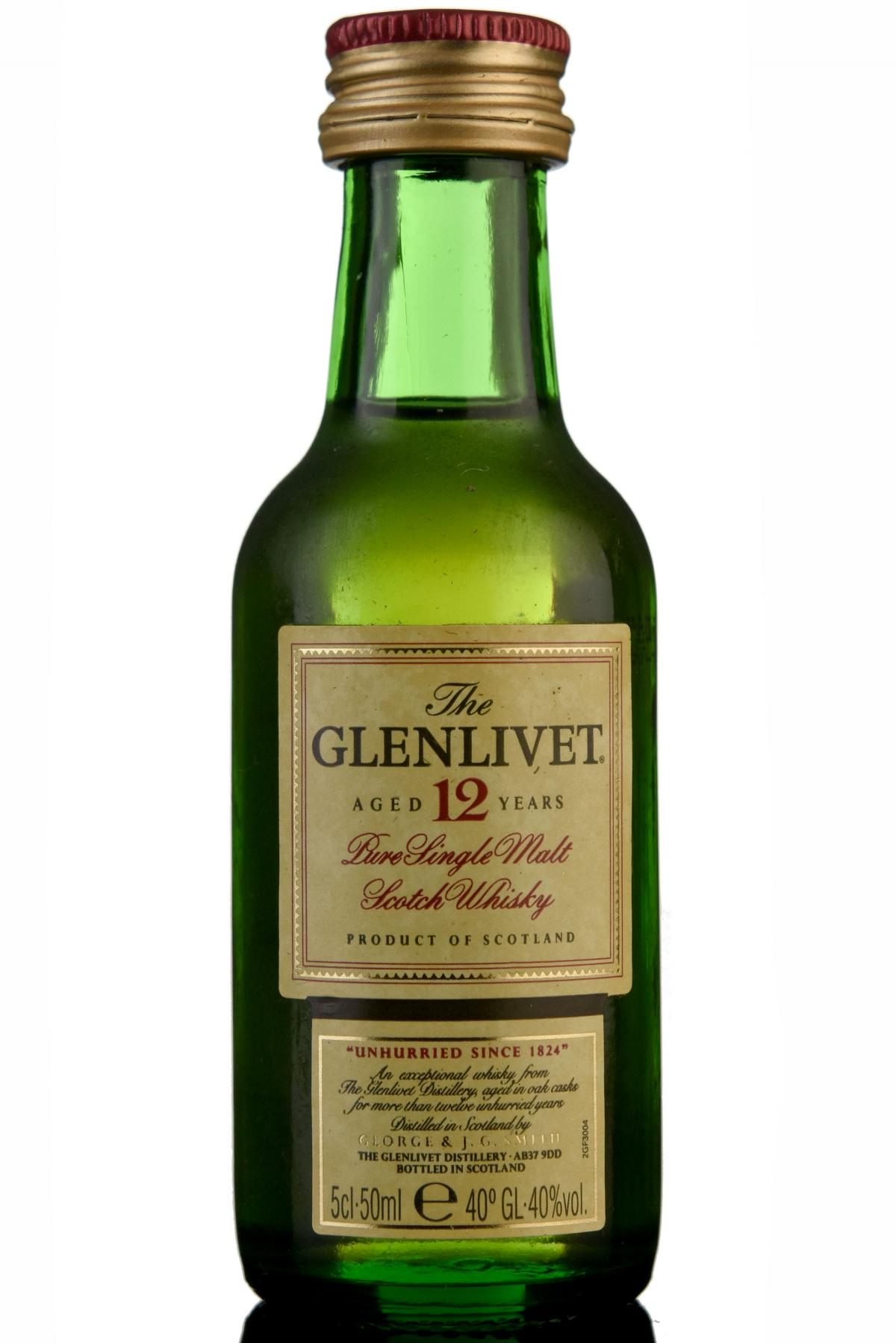 Glenlivet 12 Year Old Miniature