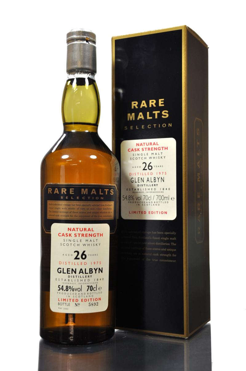 Glen Albyn 1975-2002 - 26 Year Old - Rare Malts 54.8%