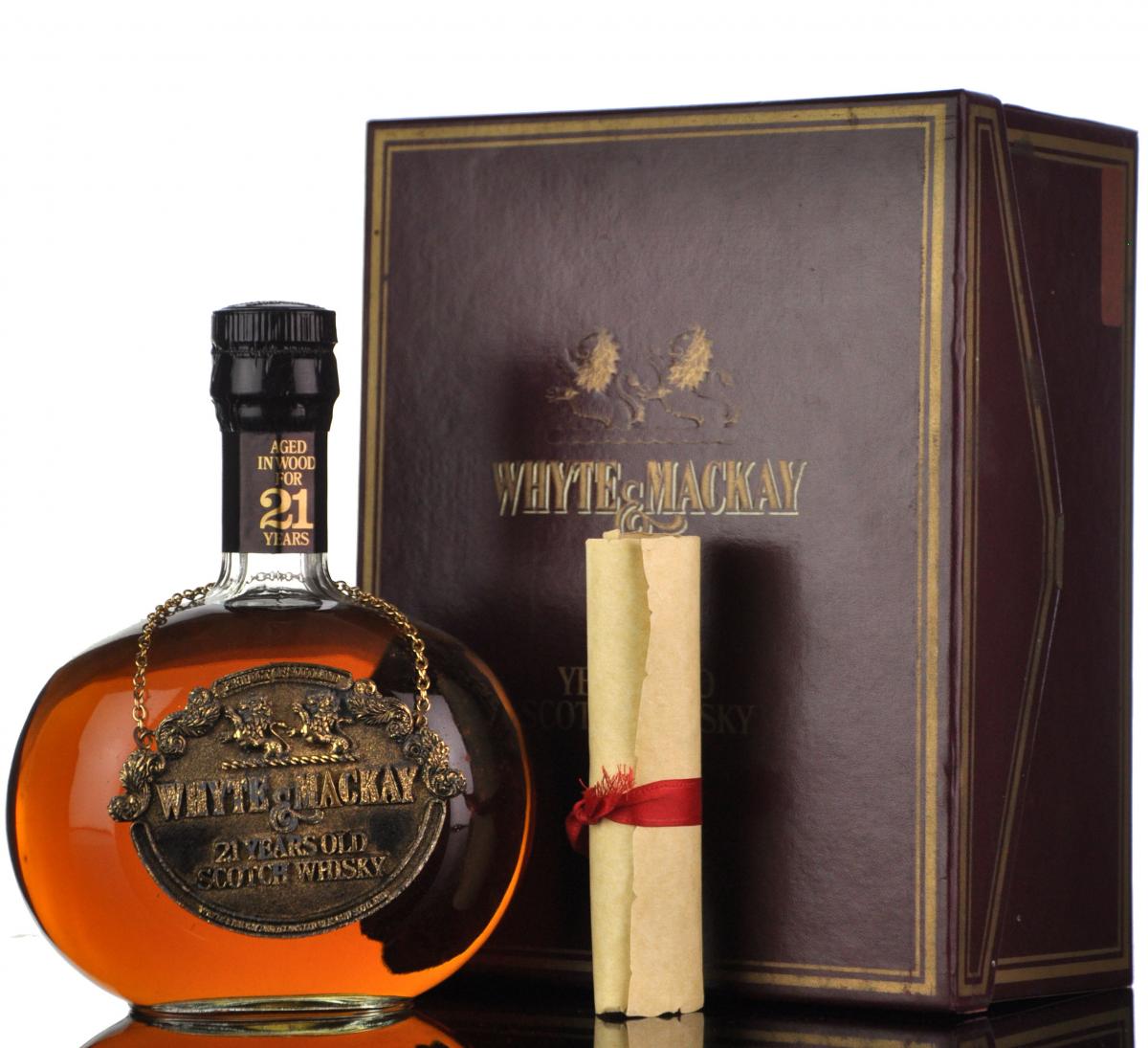 Whyte & Mackay 21 Year Old - 1980s