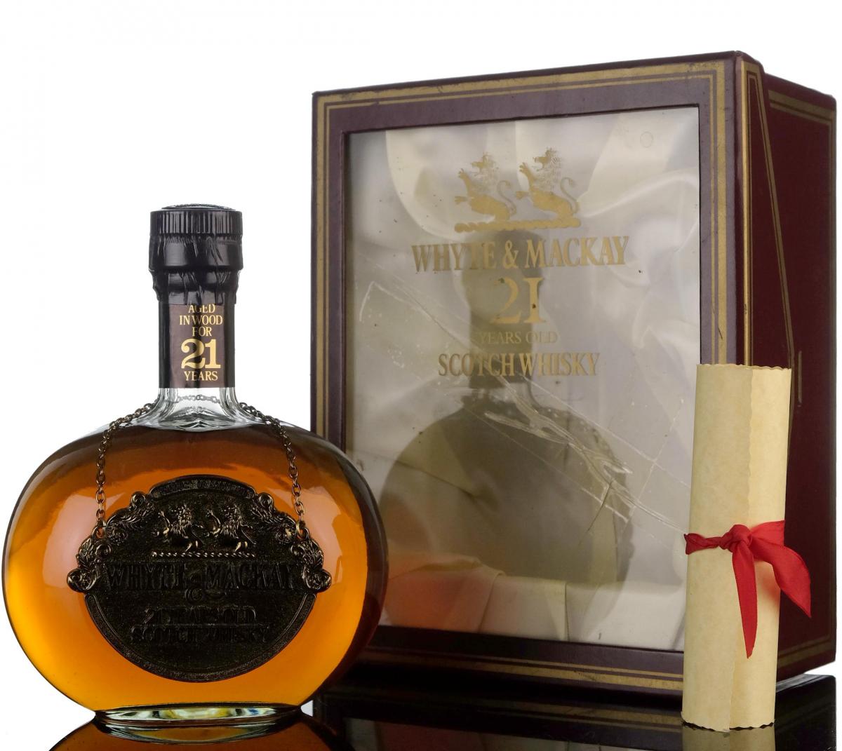 Whyte & Mackay 21 Year Old - 1980s