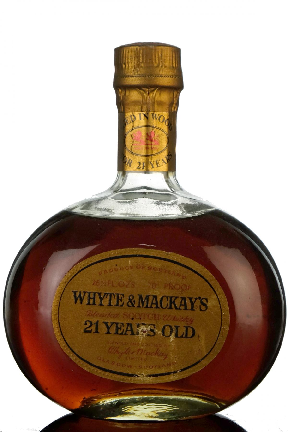 Whyte & Mackay 21 Year Old - 1970s