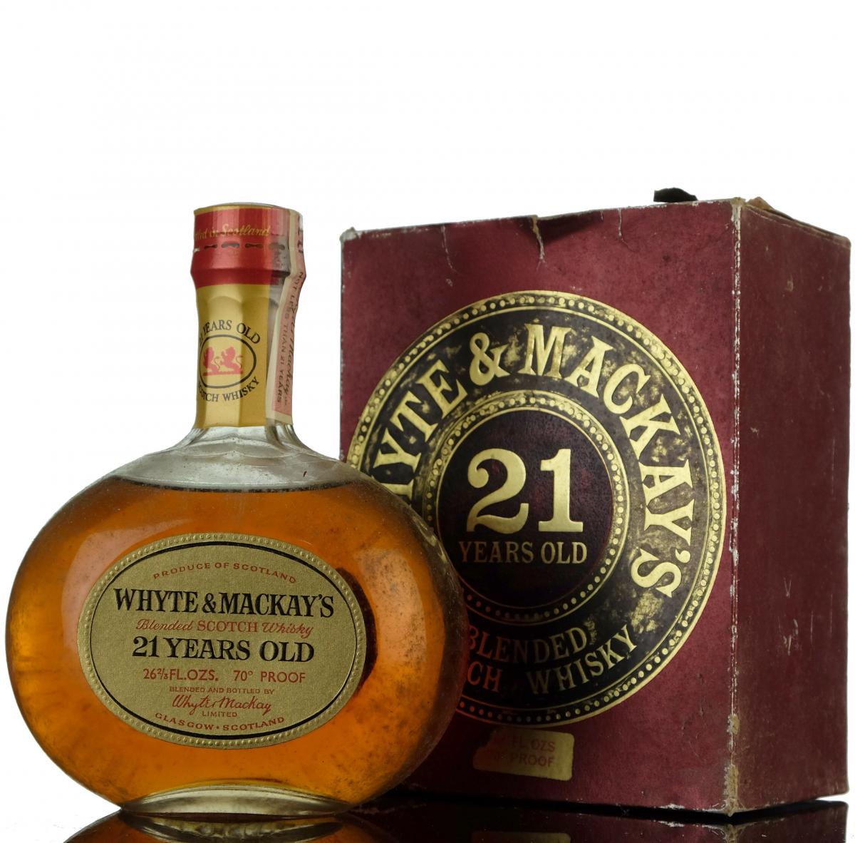 Whyte & Mackay 21 Year Old - 1970s