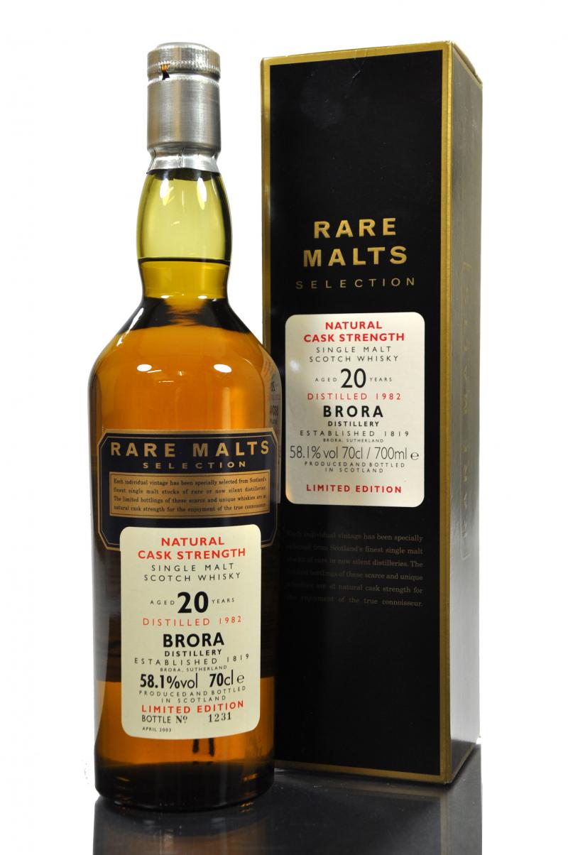 Brora 1982-2003 - 20 Year Old - Rare Malts 58.1%