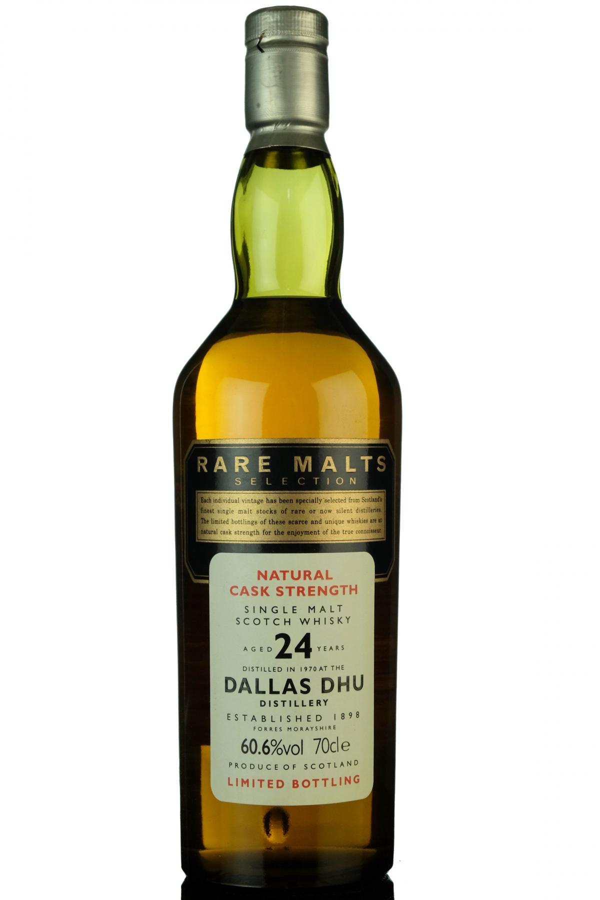 Dallas Dhu 1970 - 24 Year Old - Rare Malts 60.6%