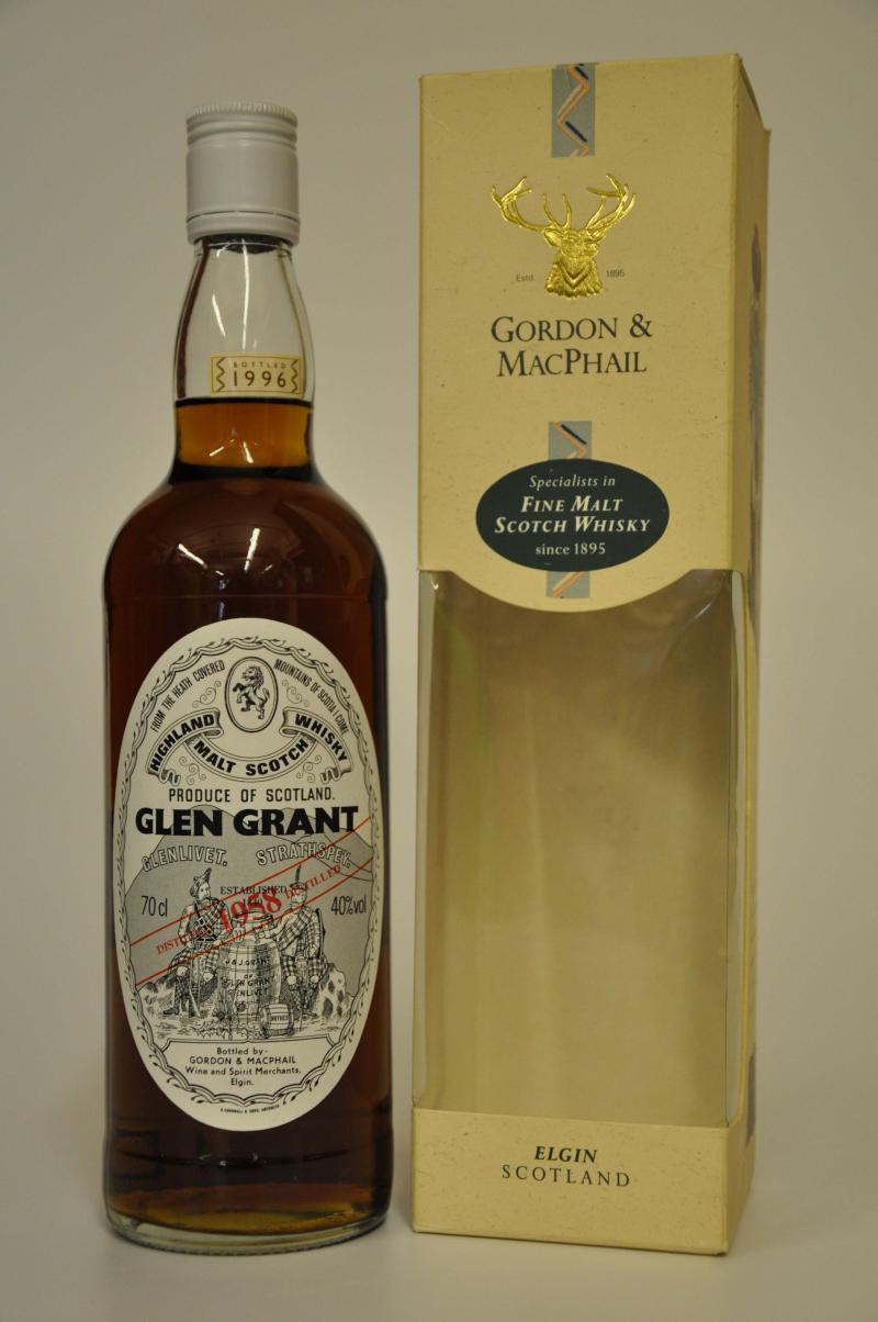 Glen Grant 1958 -1996 - Gordon & MacPhail