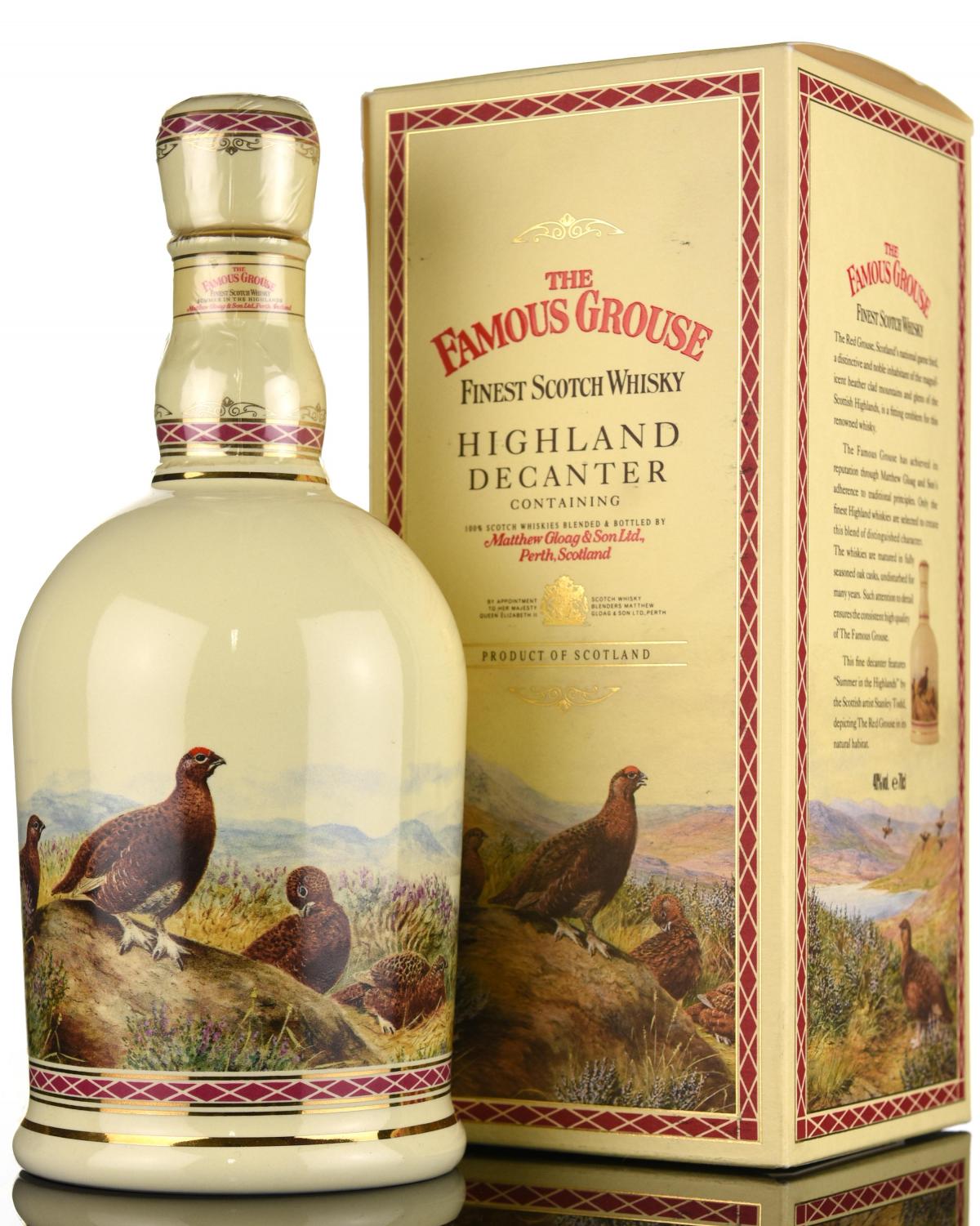 Famous Grouse Highland Decanter