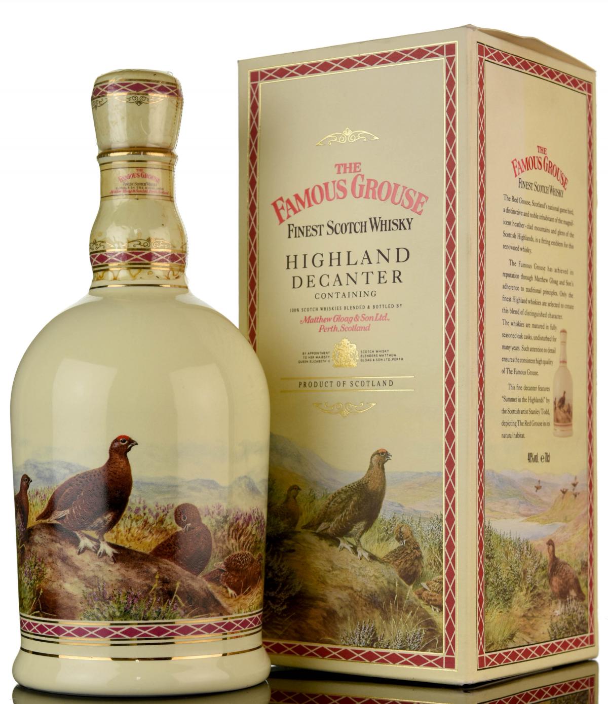 Famous Grouse Highland Decanter