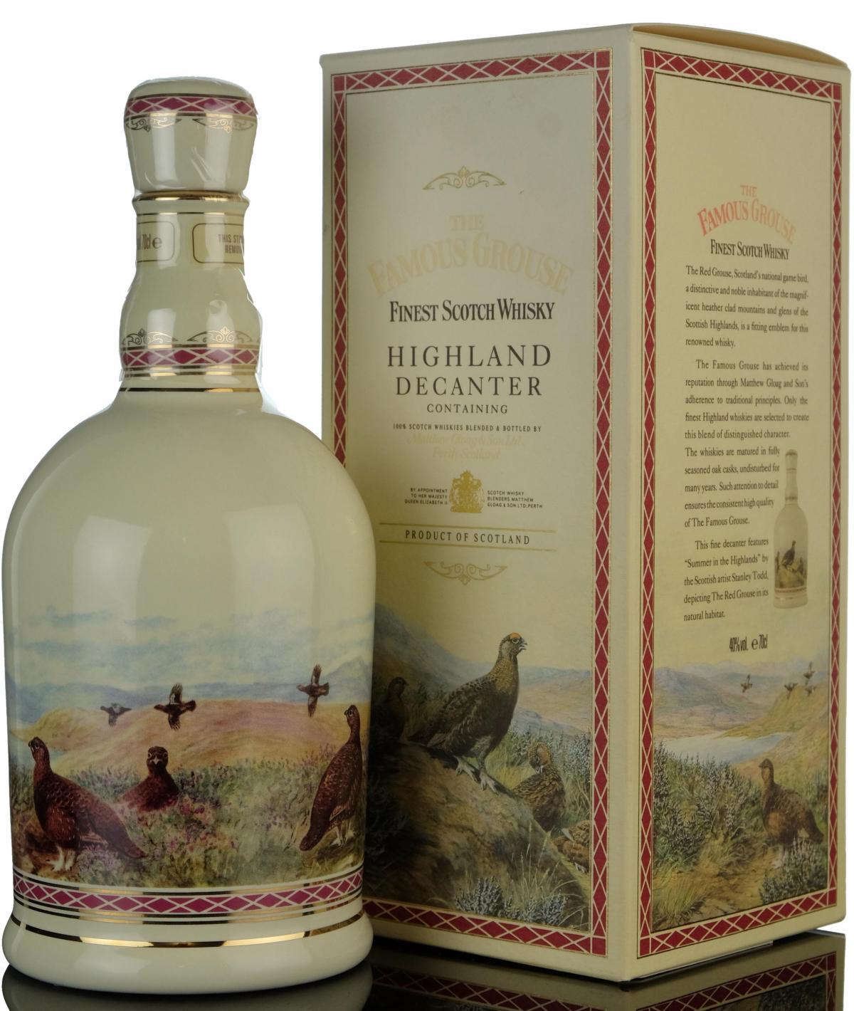 Famous Grouse Highland Decanter