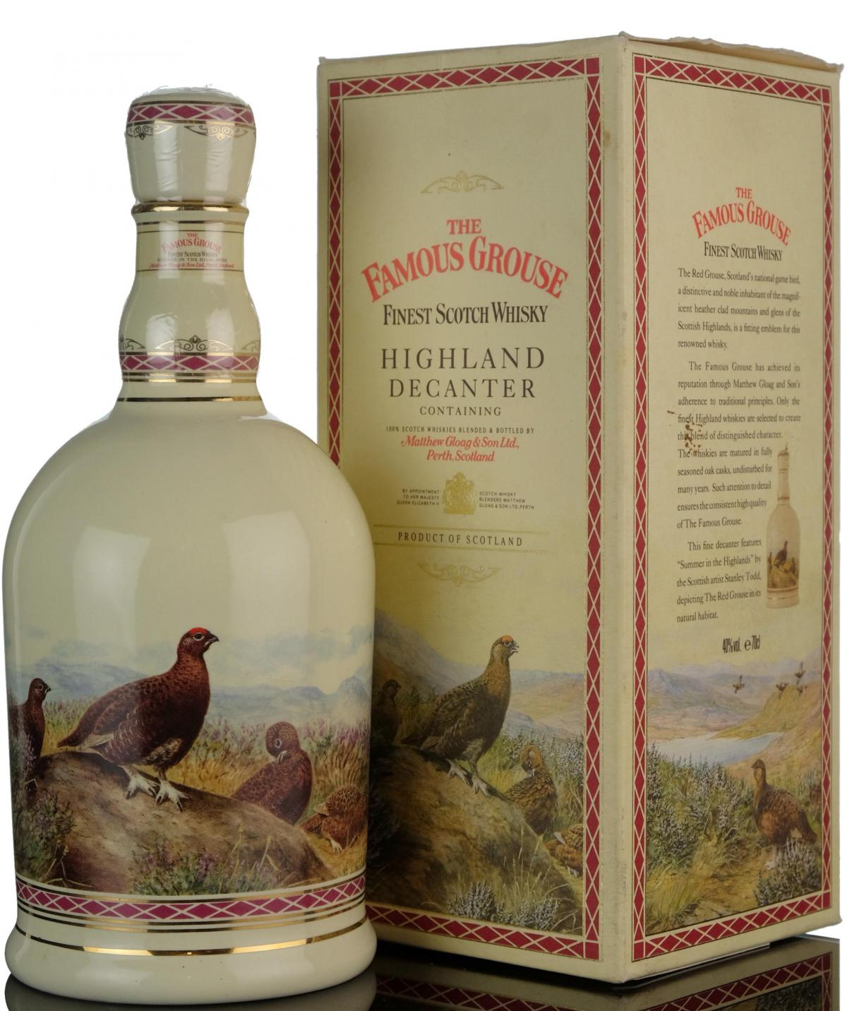 Famous Grouse Highland Decanter