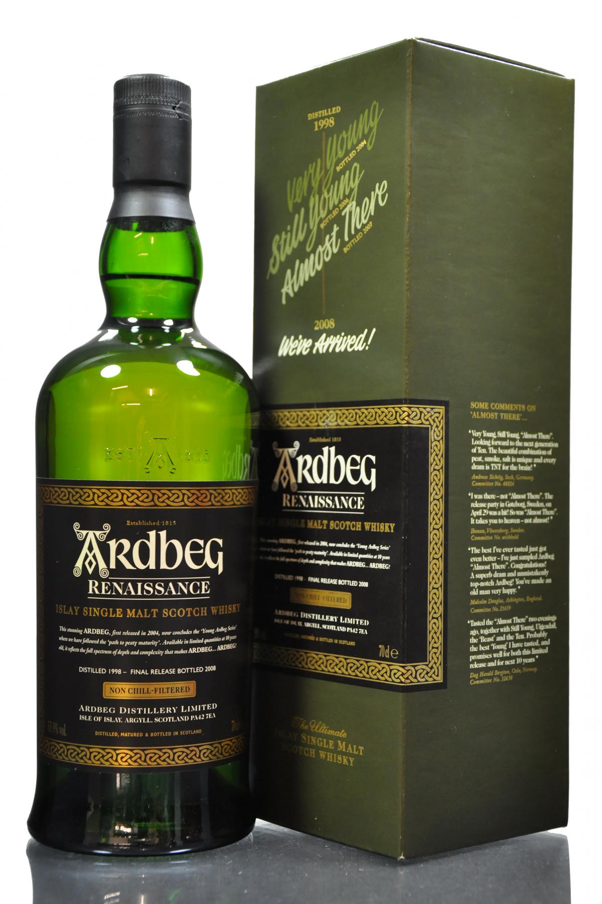 Ardbeg 1998-2008 - Renaissance