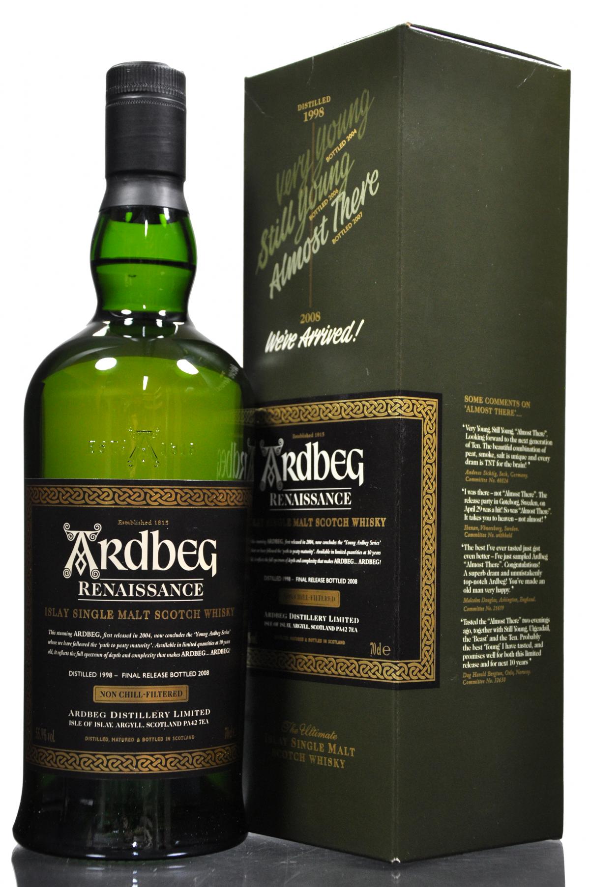 Ardbeg 1998-2008 - Renaissance