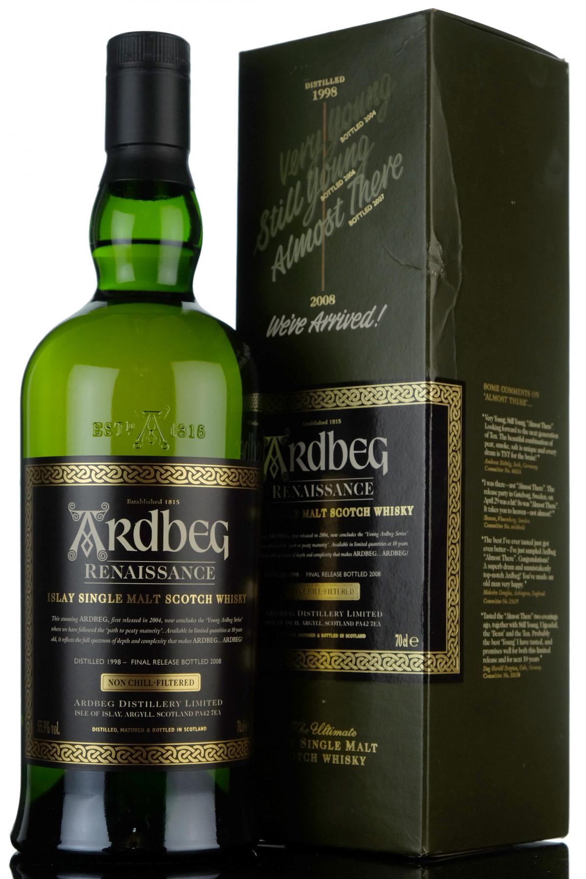 Ardbeg 1998-2008 - Renaissance