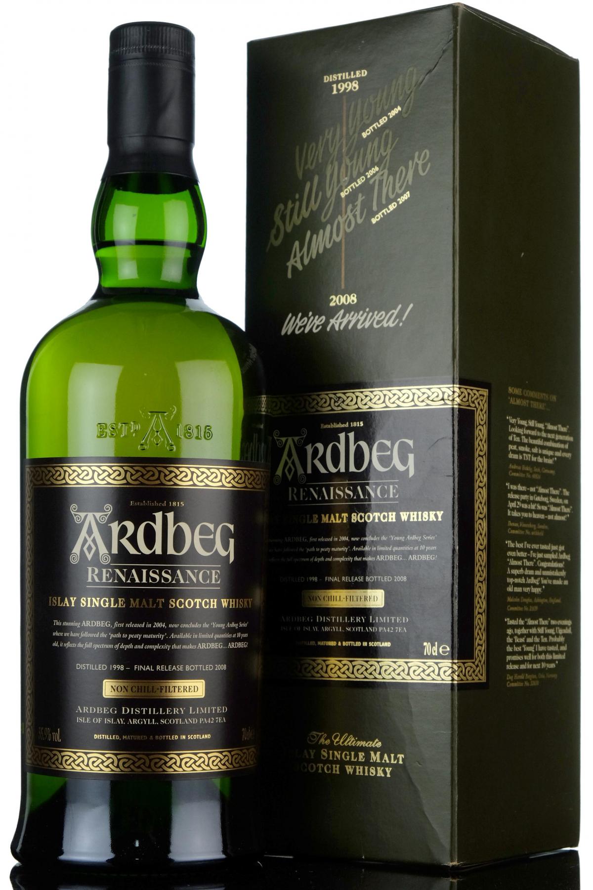 Ardbeg 1998-2008 - Renaissance