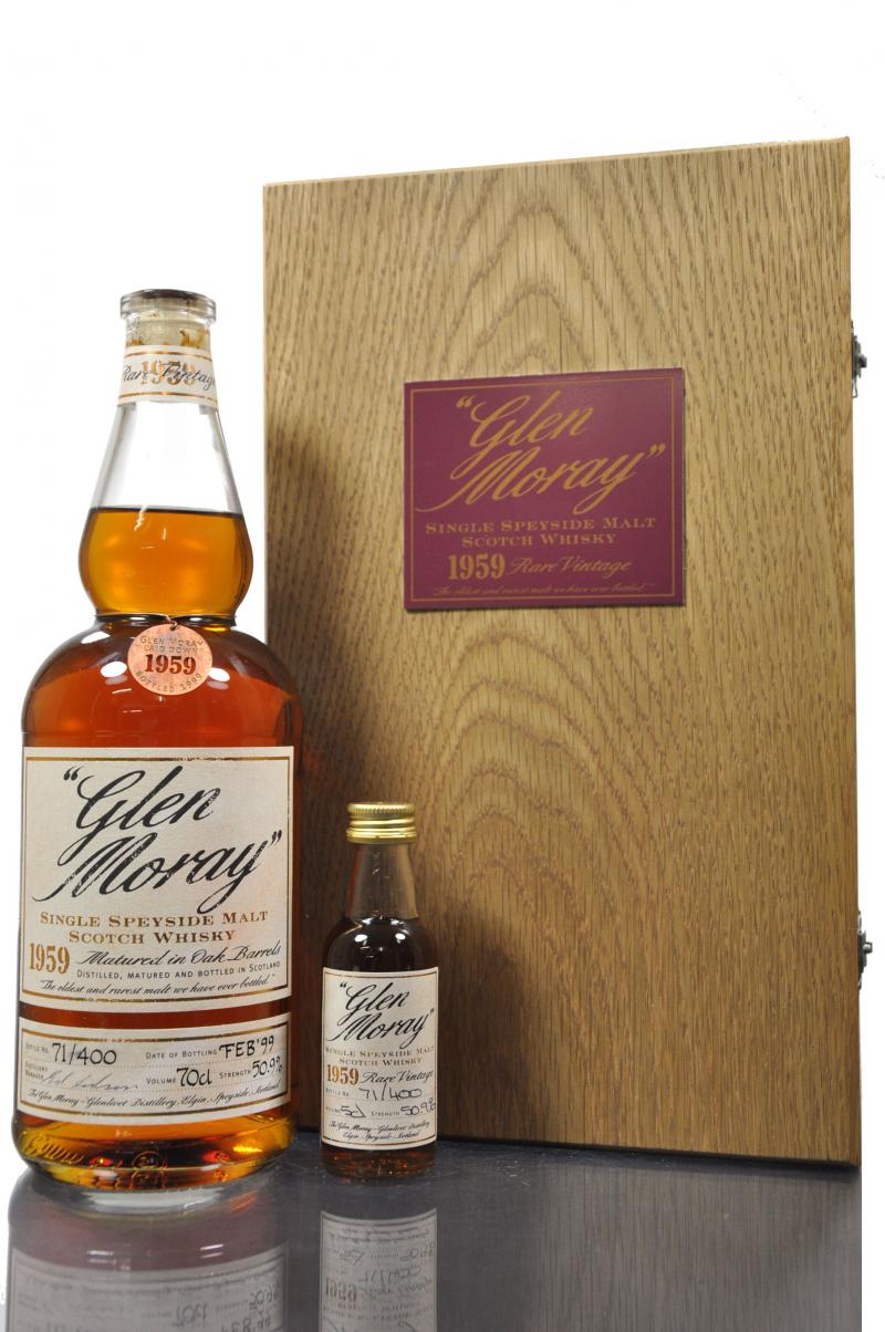 Glen Moray 1959-1999 - 40 Year Old - With Miniature