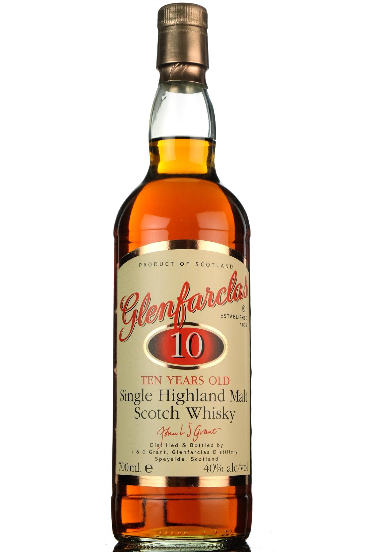 Glenfarclas 10 Year Old - 2000s