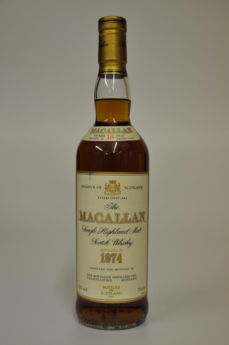 Macallan 1974-1992 - 18 Year Old