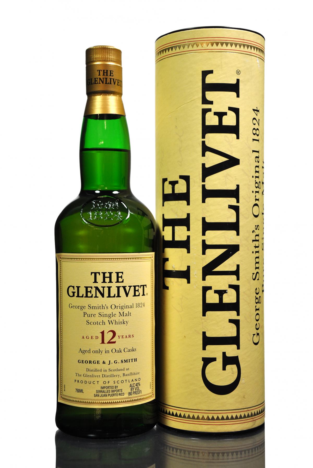 Glenlivet 12 Year Old